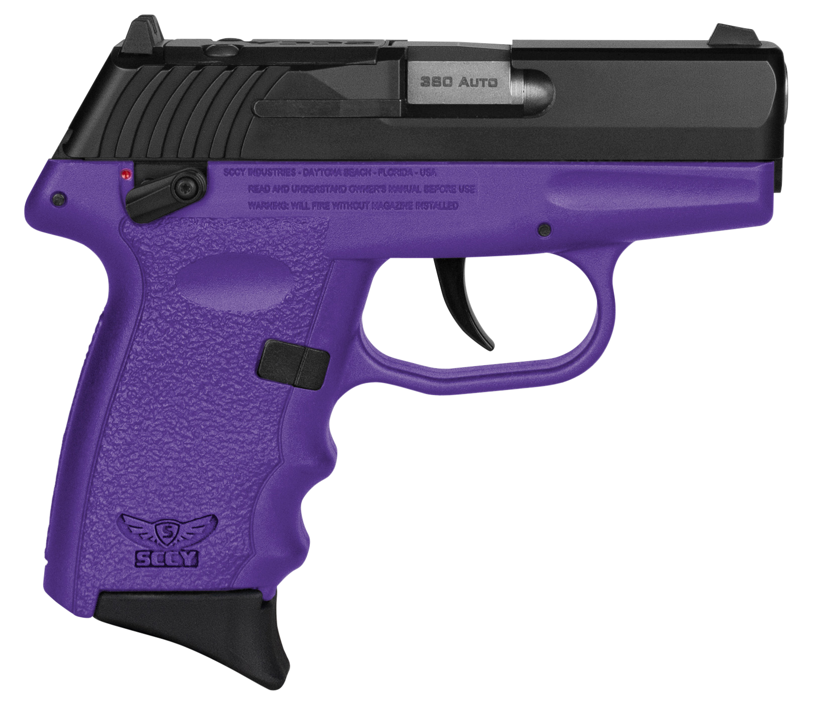 Sccy Industries Cpx-4 Sccy Cpx-4cbpurdrg3 380 2.96 10r Sf Blk/prpl