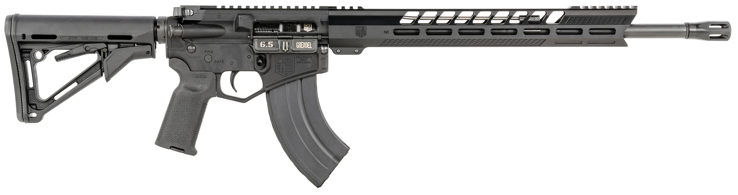 Diamondback DB15 6.5 Grendel AR Rifle W/ 18" Barrel Black - DB1732N001