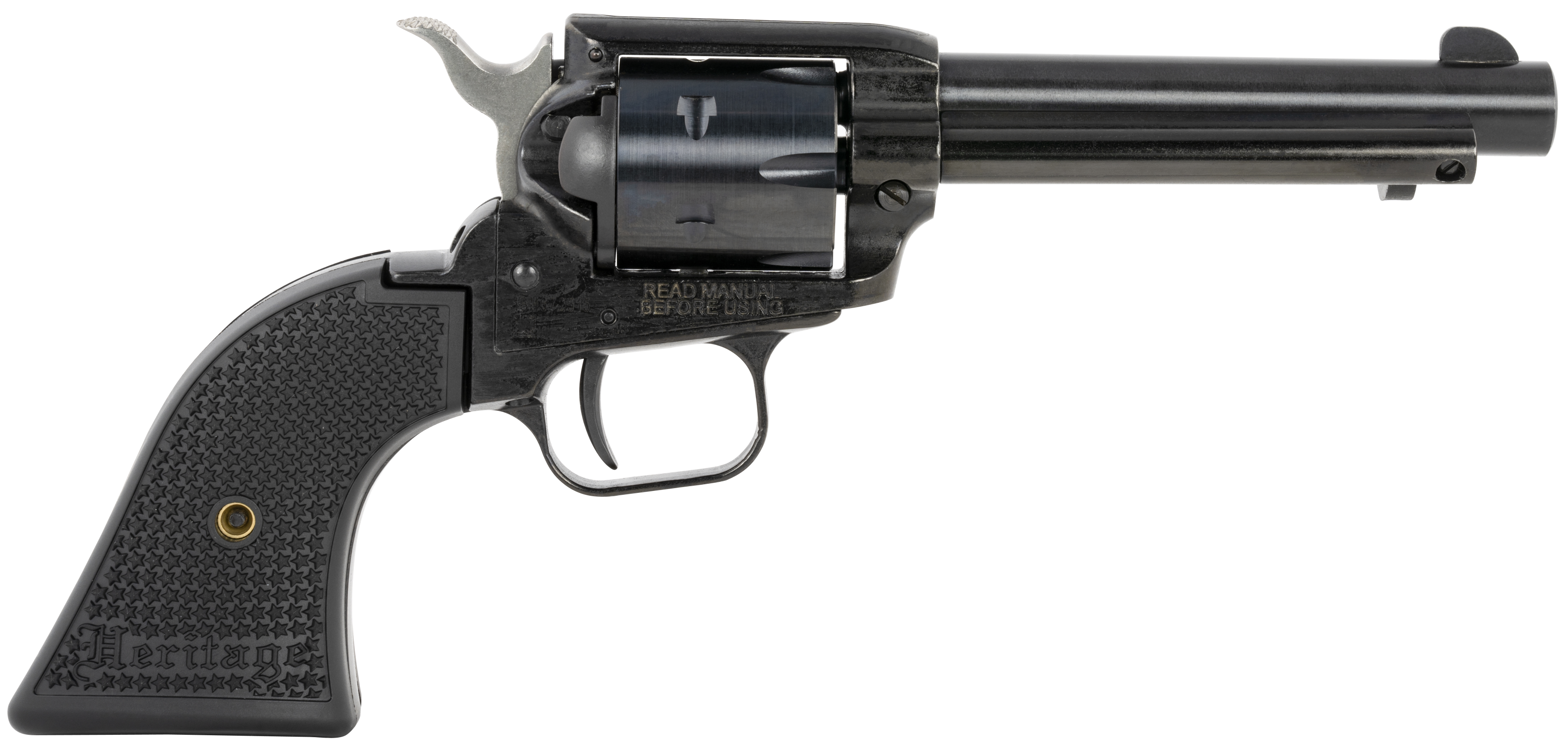 Heritage Rough Rider .22LR Revolver 4.75" 6rd Black - RR22B4PG