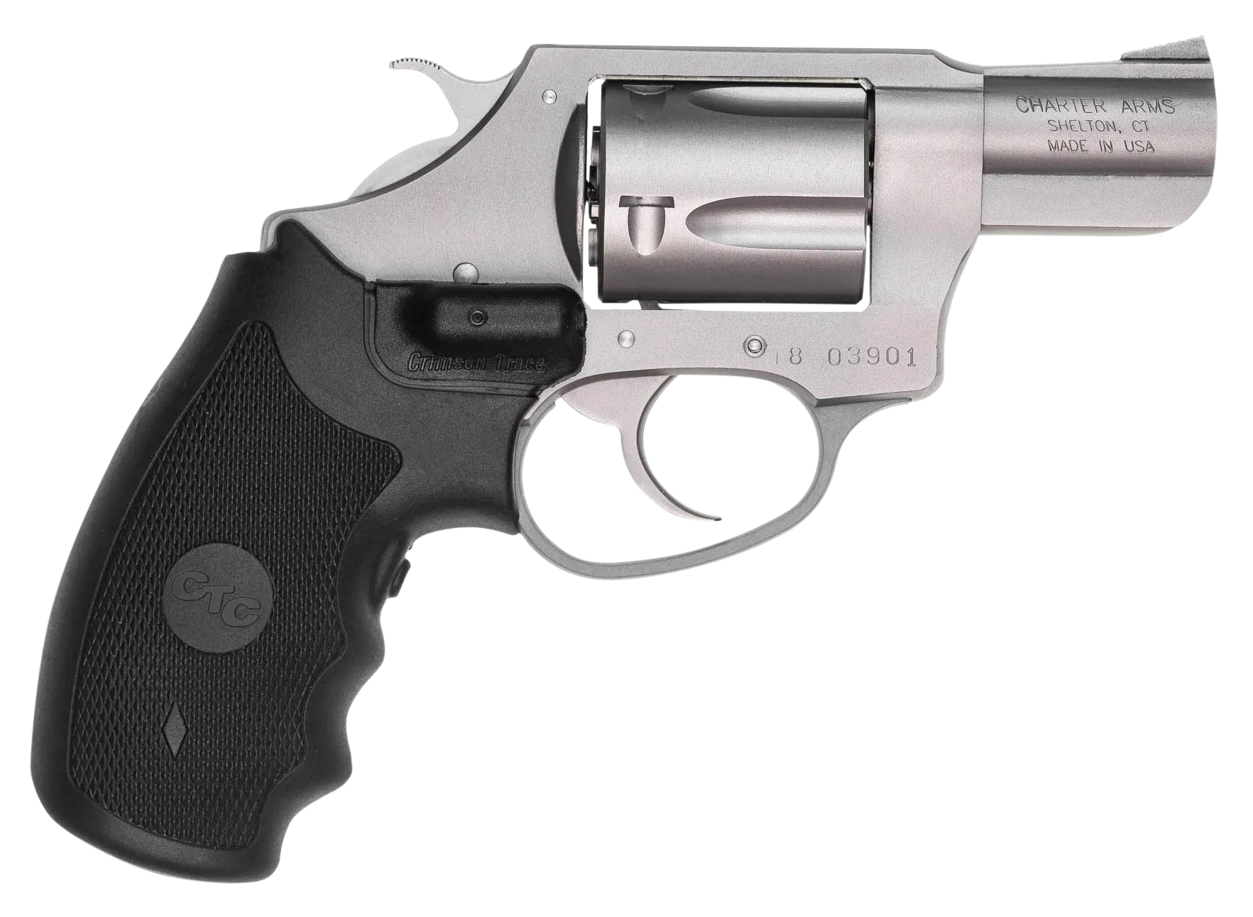 Charter Arms Undercover Small .38 Spl Revolver Stainless - 73824