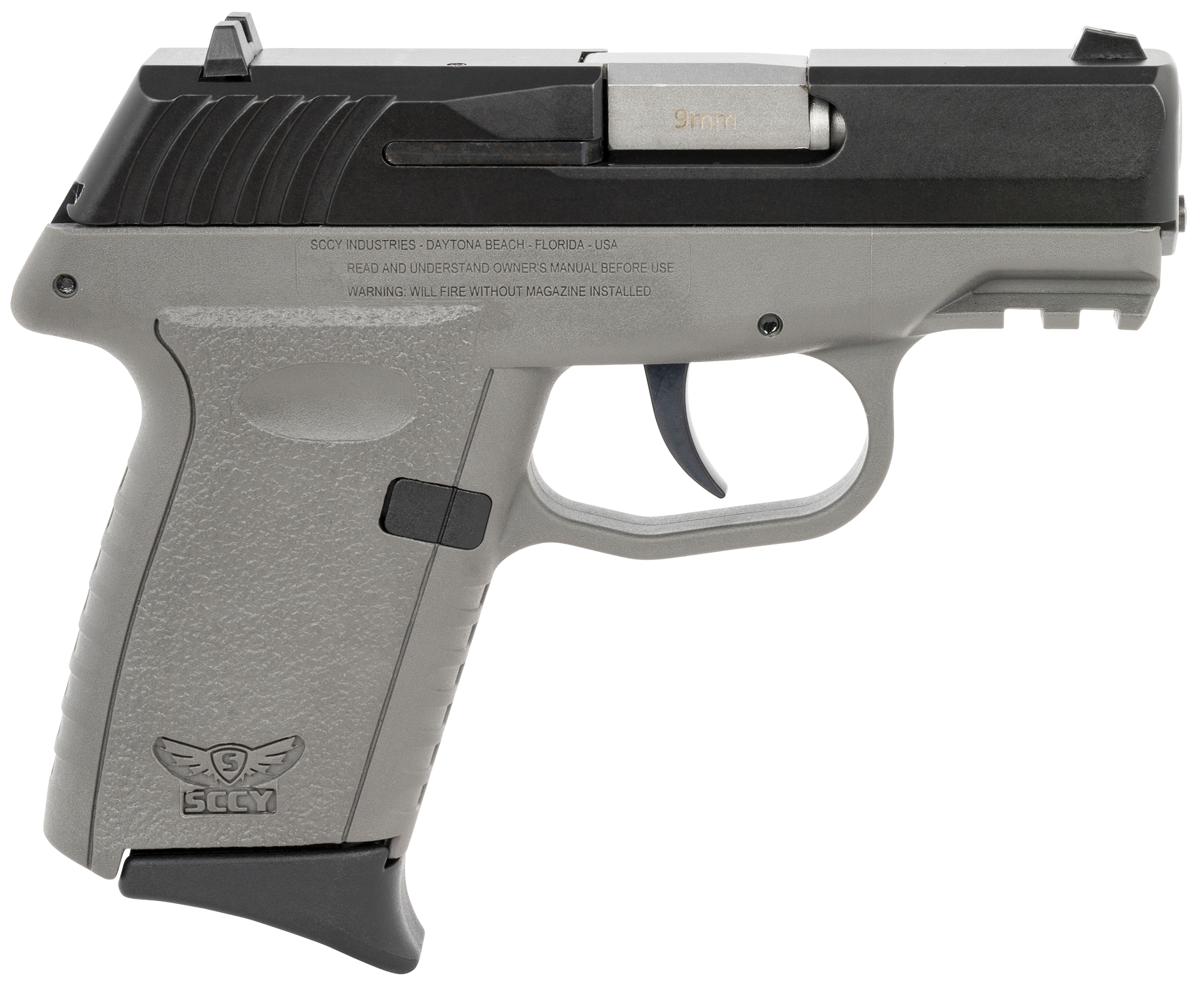 SCCY CPX-2 Gen 3 9mm 3.1" 10rd Black/Grey - CPX-2CBSGG3