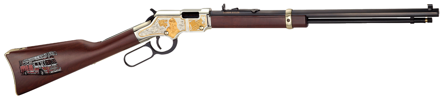 Henry Firefighter Tribute Edition .22 S/l/lr Lever Action Brown