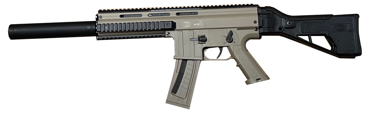 Blue Line Global Mauser M-15 Sd 22Lr Tan Fake Supp Ca Legal