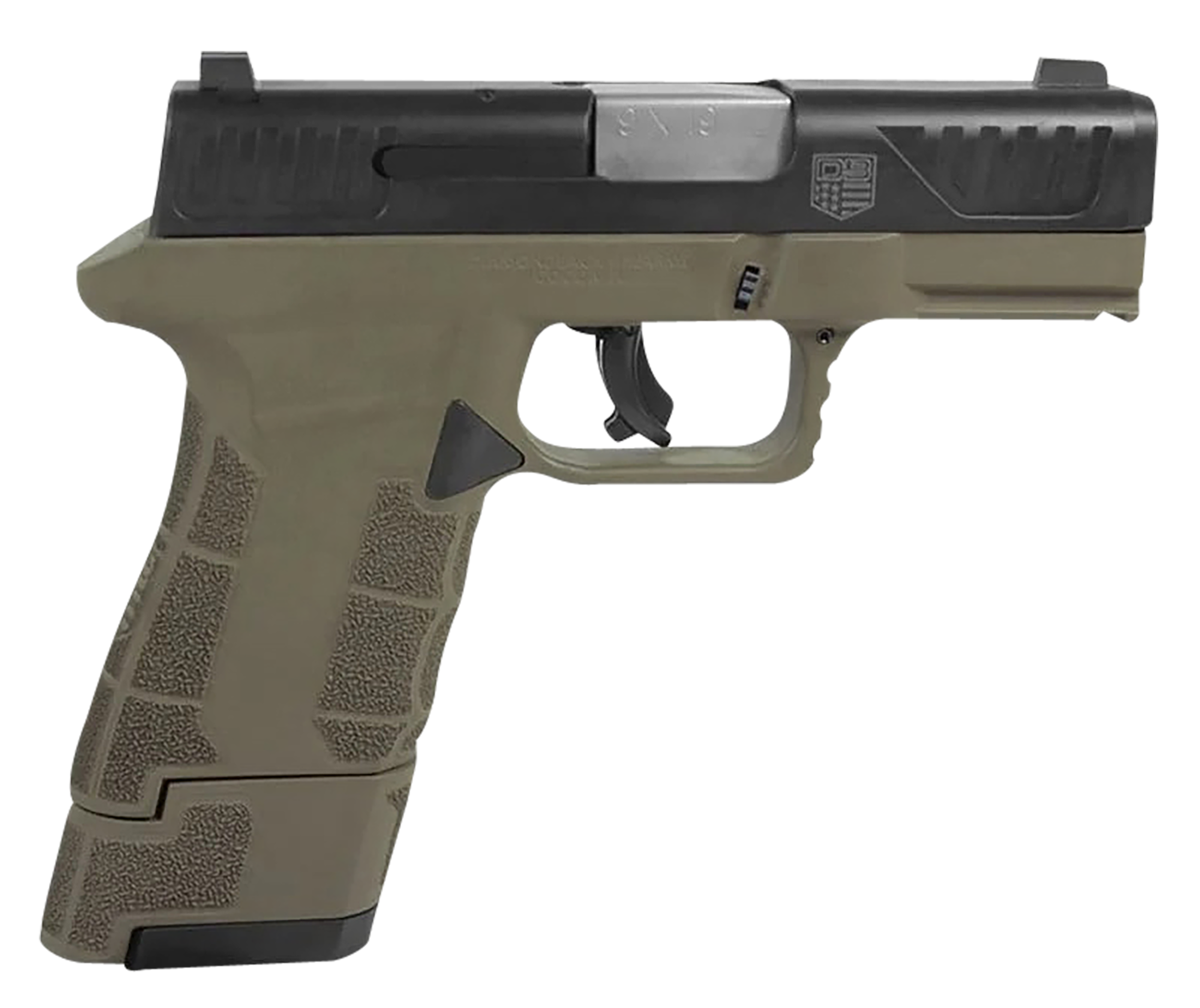Diamondback Dbam29 Dia Db0300p061 9mm Subcmp 3.5 17/12r Blk/fde