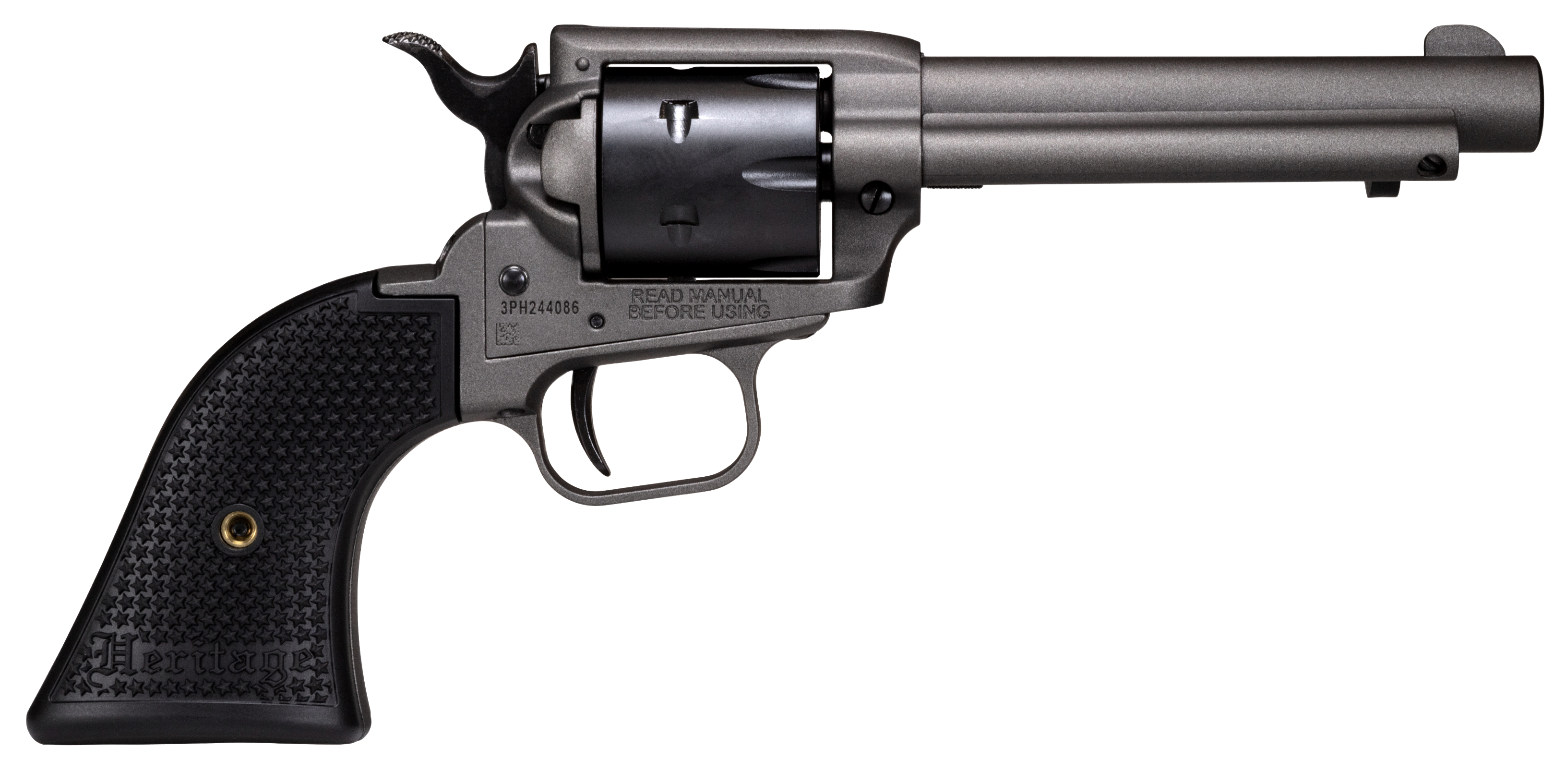 Heritage Mfg Rough Rider .22LR Revolver 4.75" 6rds Tungsten Gray