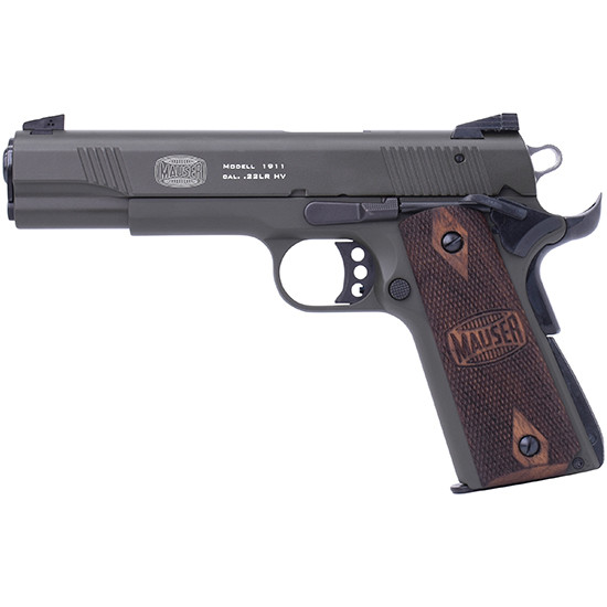 Blue Line Global Mauser 1911 22Lr 5 Odg Walnut Logo Grip