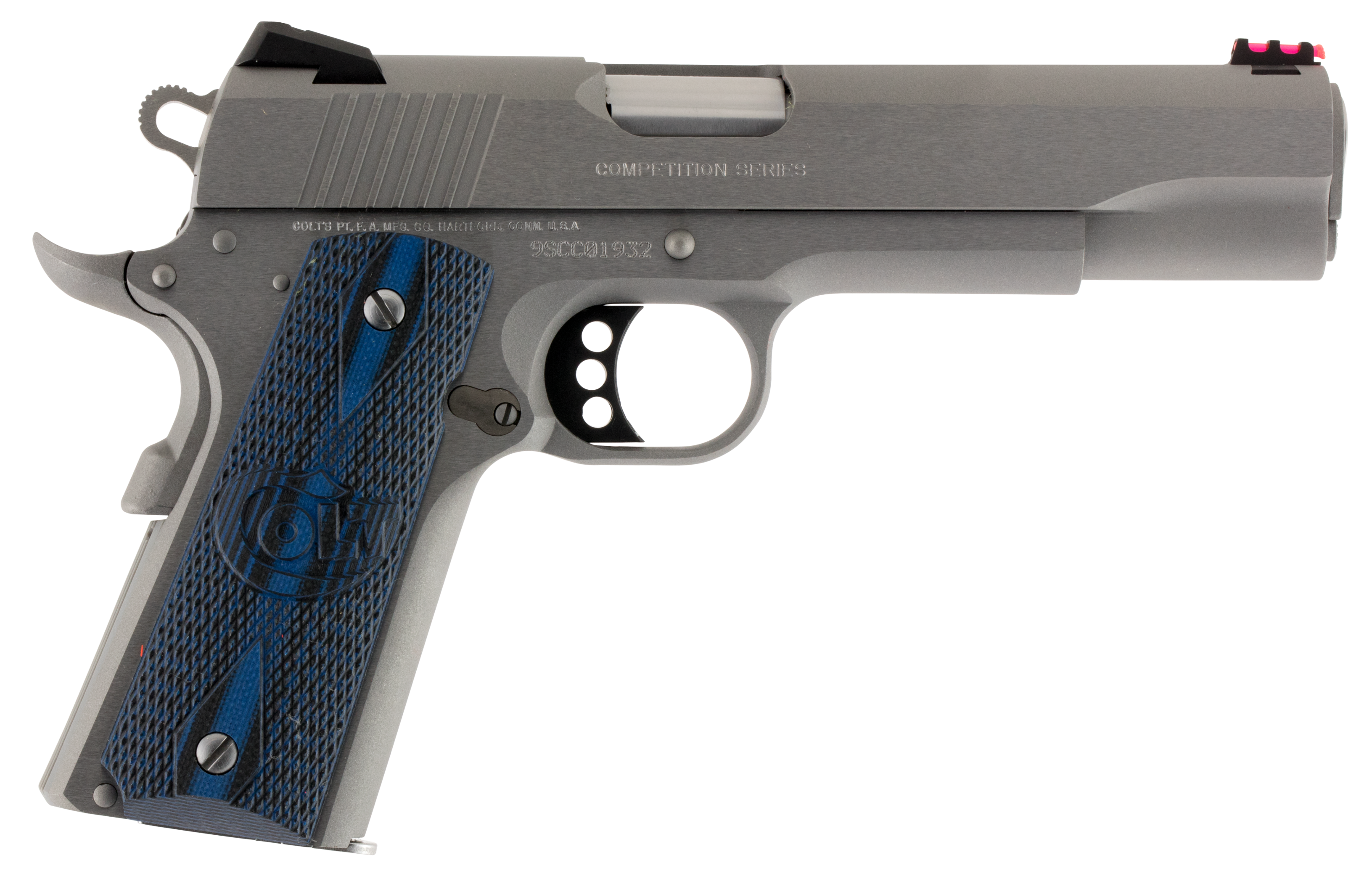 Colt 1911 Comp Series 70 9mm 9+1 Rd Semi Auto Hammer Fired Stainless