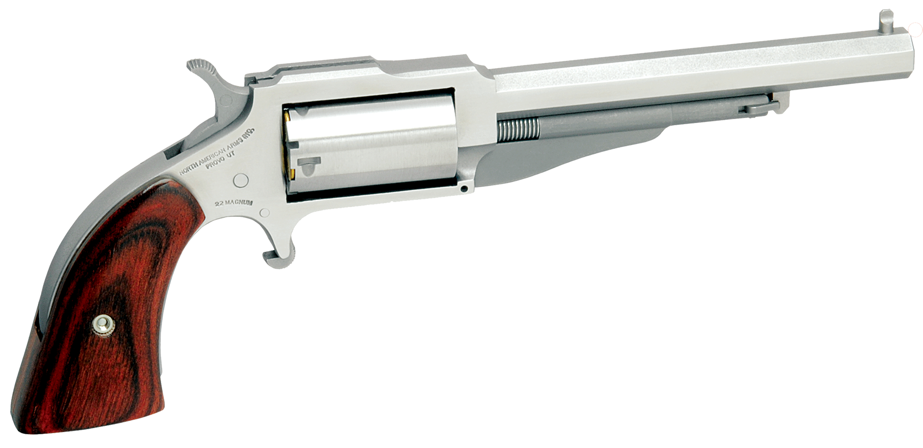 North American Arms The Earl Small 4" .22 Mag Revolver SS - 18604
