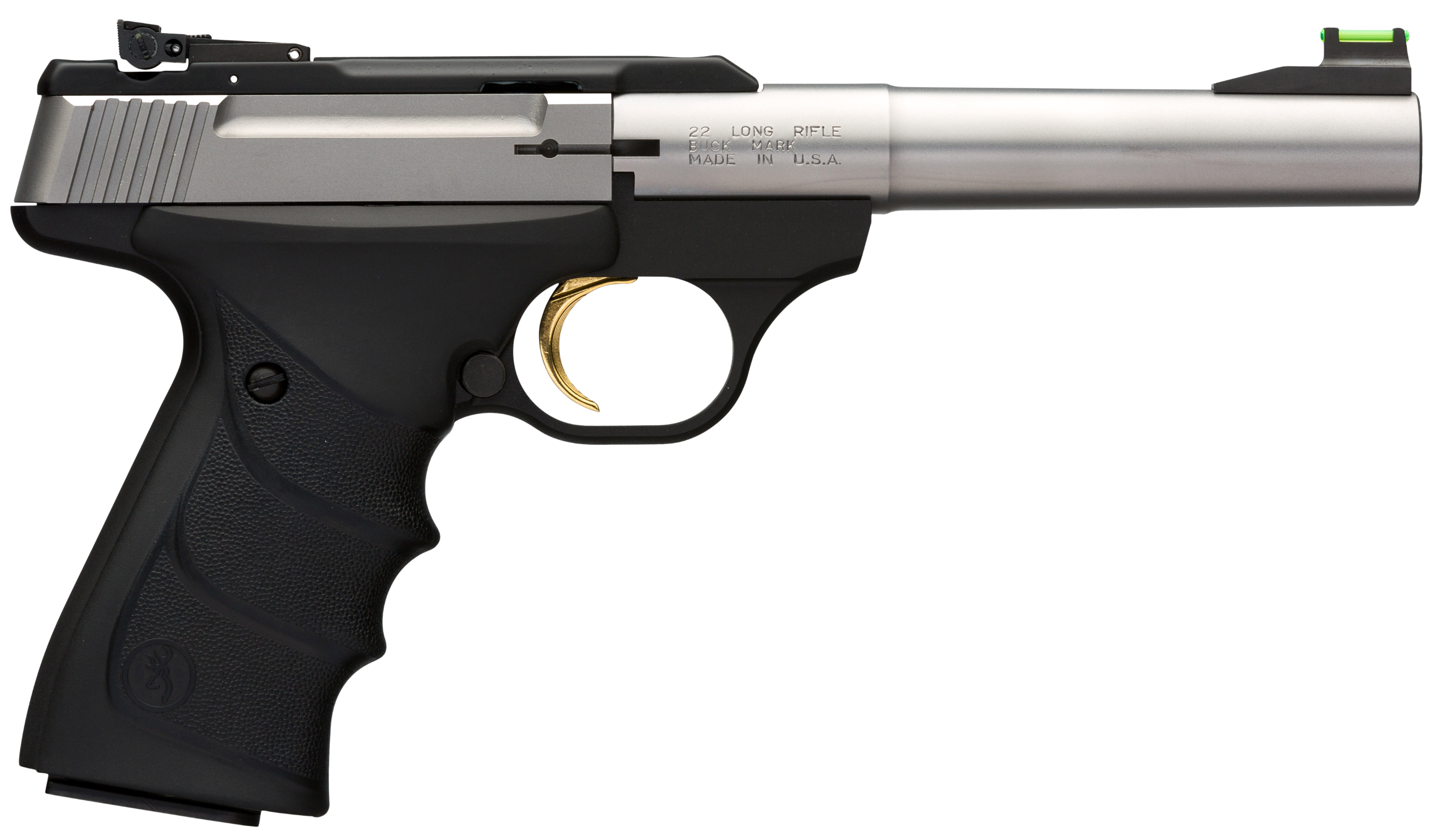 Browning Buck Mark Stainless Camper URX 22 LR Single 10 Rd Blowback Black