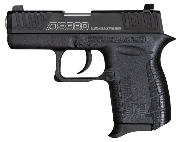 Diamondback Firearms Gen 4 .380 ACP 2" 6+1rds Black - DB0100E002