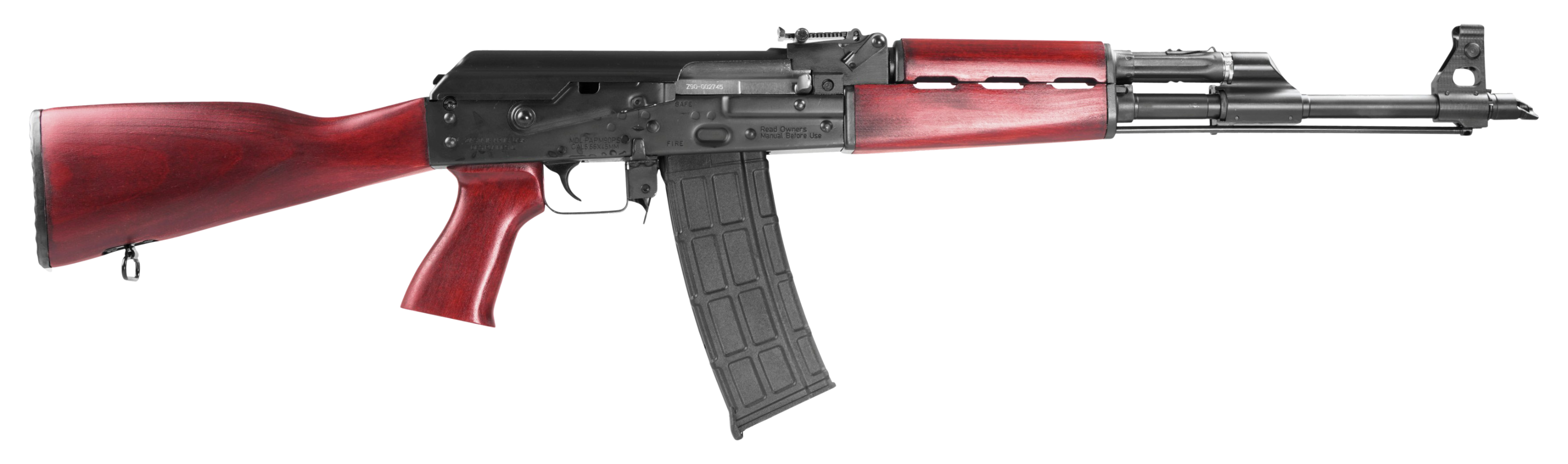 Zastava PAP M90 5.56x45mm 18.25" 30rd Redwood - ZR90556SR