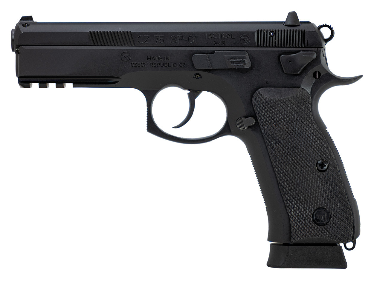 CZ 75 SP-01 Tactical 9mm 4.6" 19rd Black - 89353
