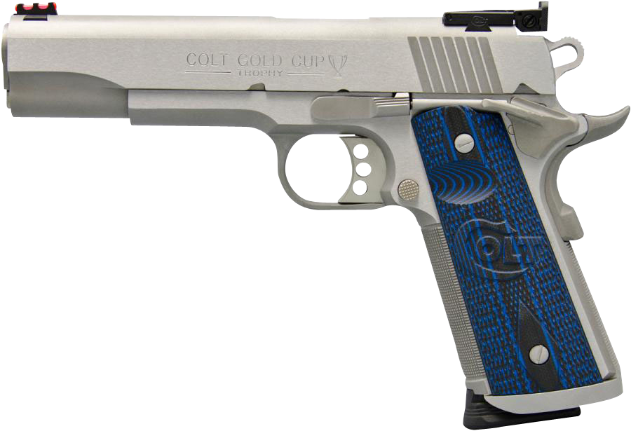 Colt Mfg Gold Cup Colt O5970xe-tt Gold Cup Trphy 45acp 5" Bl/ss