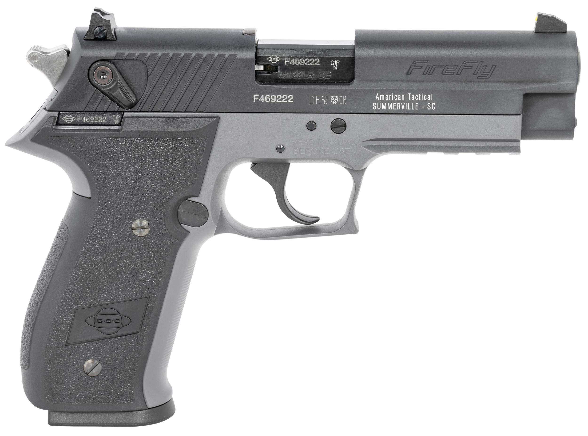 ATI GSG Firefly .22 LR Pistol Smoke Gray - GERG2210FFS