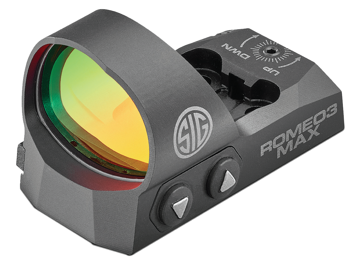 Sig Sauer 1x30 ROMEO3 MAX Reflex Sight Black, 3 MOA Dot (Red), 1 MOA Adj, M1913 Mount