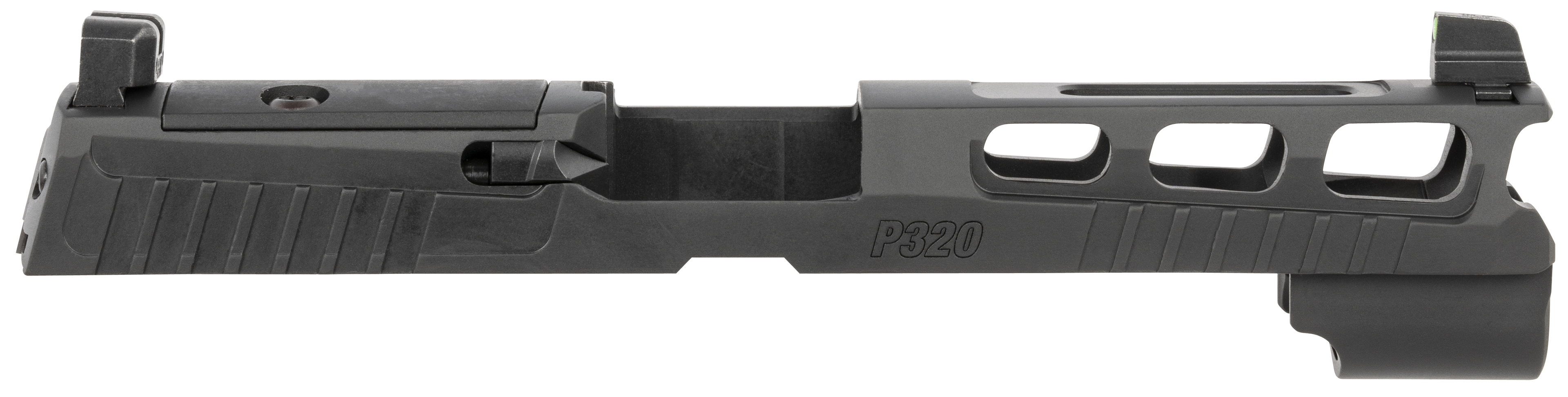 Sig Sauer 8900950 P320Sig P320 9mm Luger PVD Black Stainless Steel Optic Ready Slide XRAY3 Suppressor Sights Compatible With ROMEO1 PRO/ROMEO2