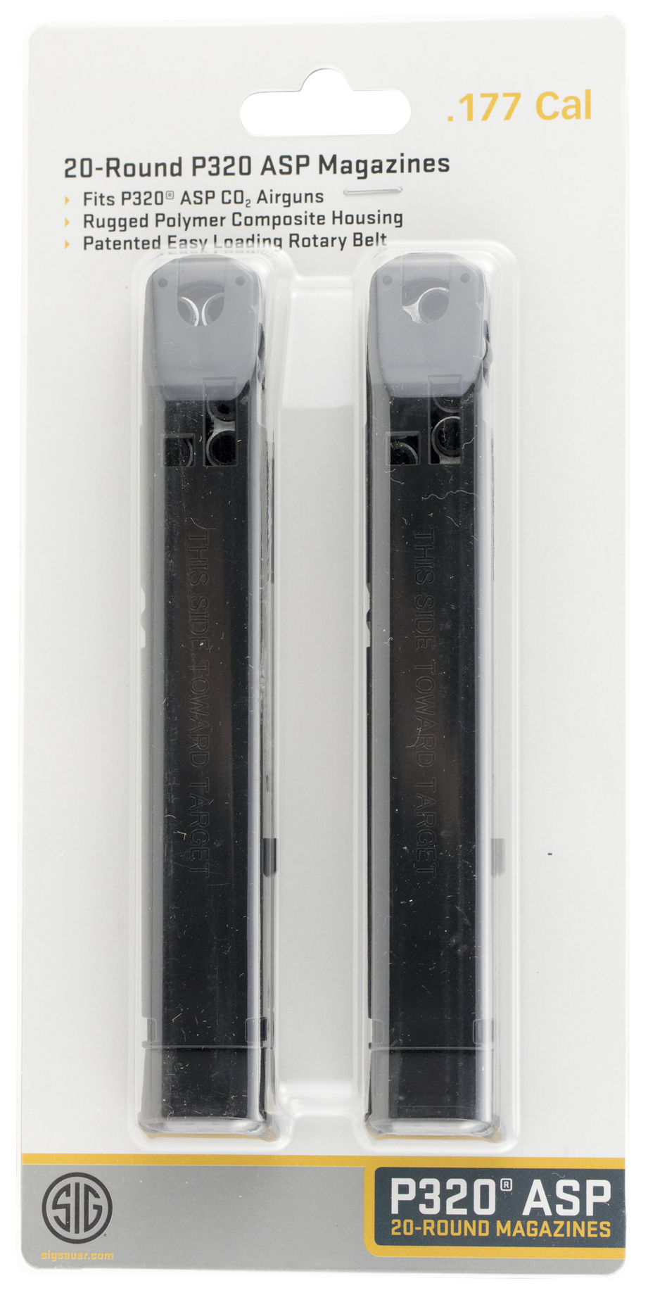 Sig Sauer Magazine P320 177 Caliber Pellet Air Pistol 20-Round 2PK