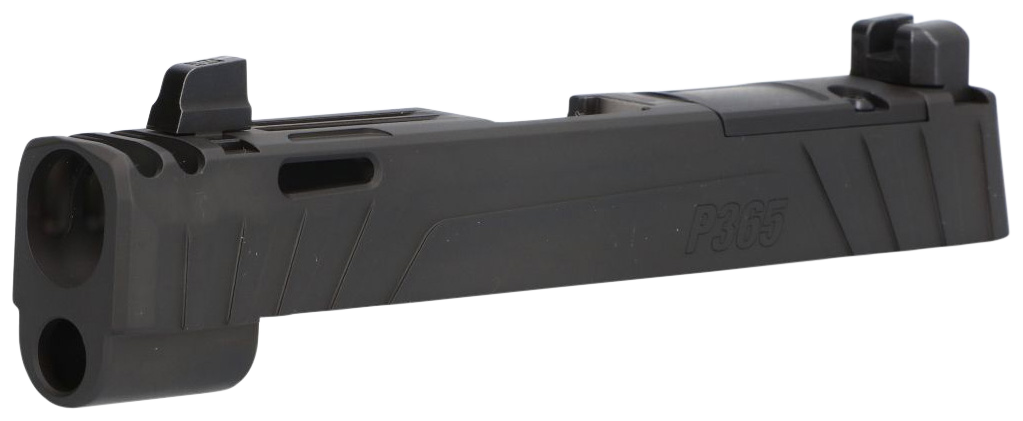 Sig Sauer 8901047 P365Sig P365/P365XL/P365X 9mm Luger Nitride Black Stainless Steel Optic Ready/Integrated Compensator Slide XRAY3 Suppressor Sights Compatible With ROMEOZERO/ROMEOZERO Elite