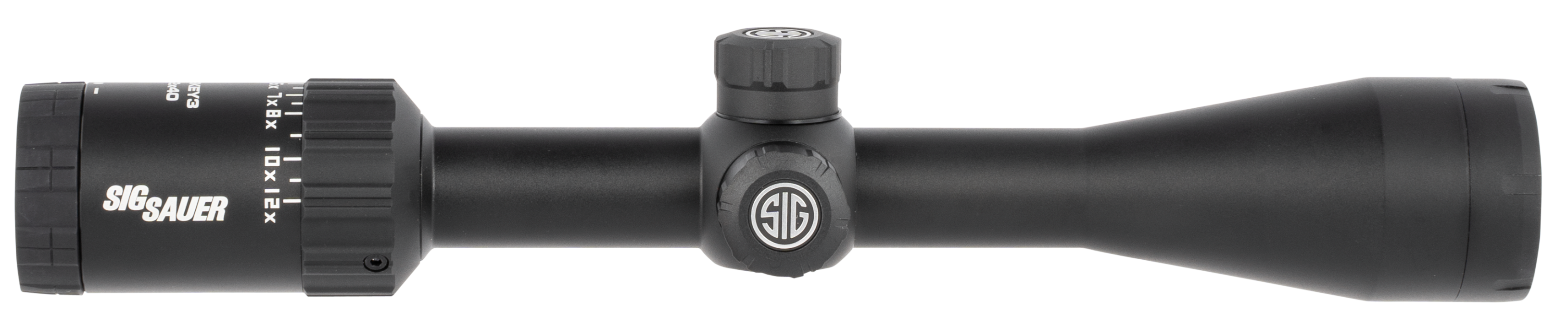 Sig Sauer 4-12x40 WHISKEY3 Riflescope Black, Standard QuadPlex, 0.25 MOA Adj