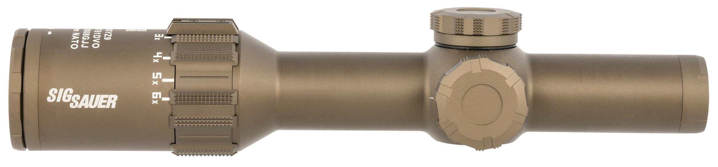Sig Sauer Electro-Optics SOT61240 Tango6T Flat Dark Earth 1-6x24mm 30mm Tube Illuminated DWLR-556 Reticle