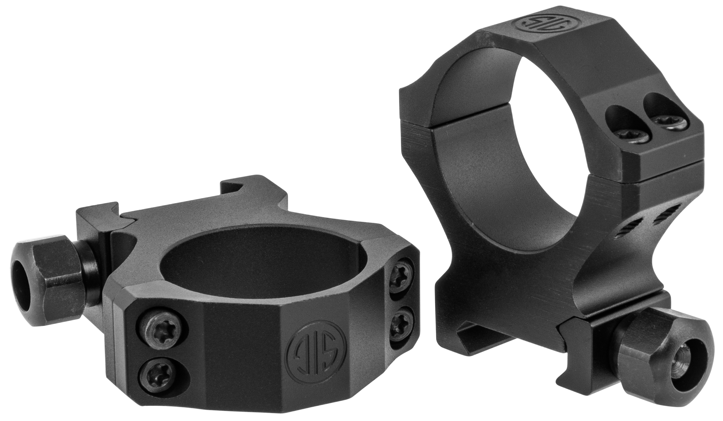 Sig Sauer ALPHA1 Hunting 30mm Rings Matte, High (1.12"), Aluminum