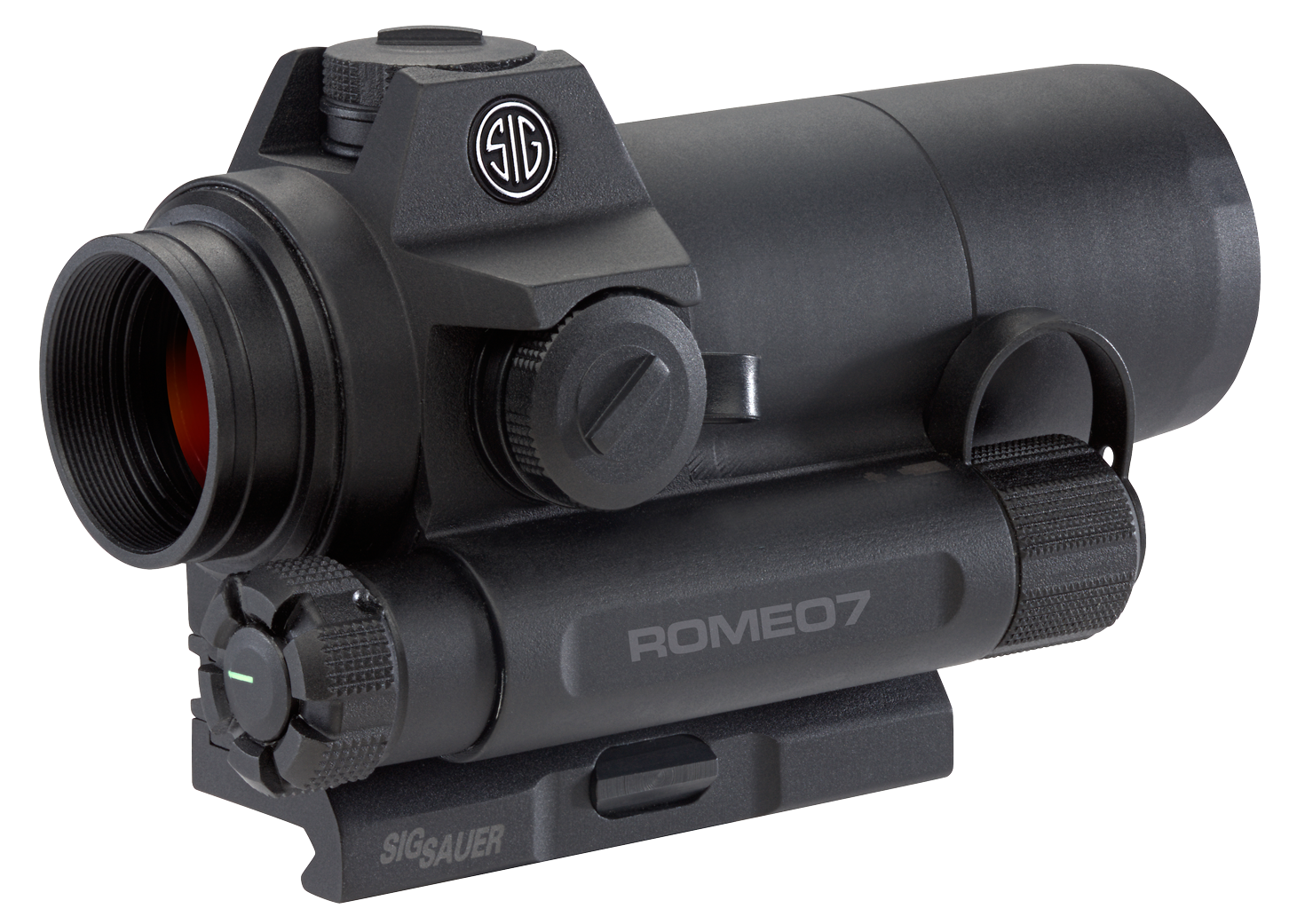 Sig Sauer 1x30 ROMEO7 Red Dot Sight Black, 2 MOA Dot (Red), 0.5 MOA Adj, M1913 Rail Interface