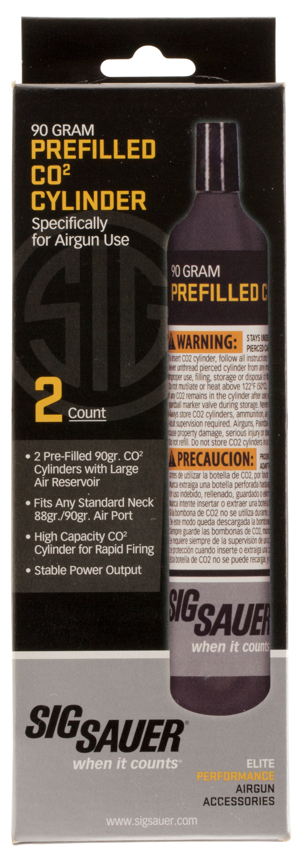 Sig Sauer Airguns AC902 CO290 gram 2 Per Pack