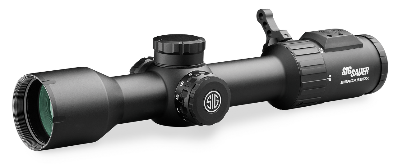 Sig Sauer 2-12x40 SIERRA6BDX 30mm Riflescope Black, BDX-R2 Digital, 0.25 MOA Adj.