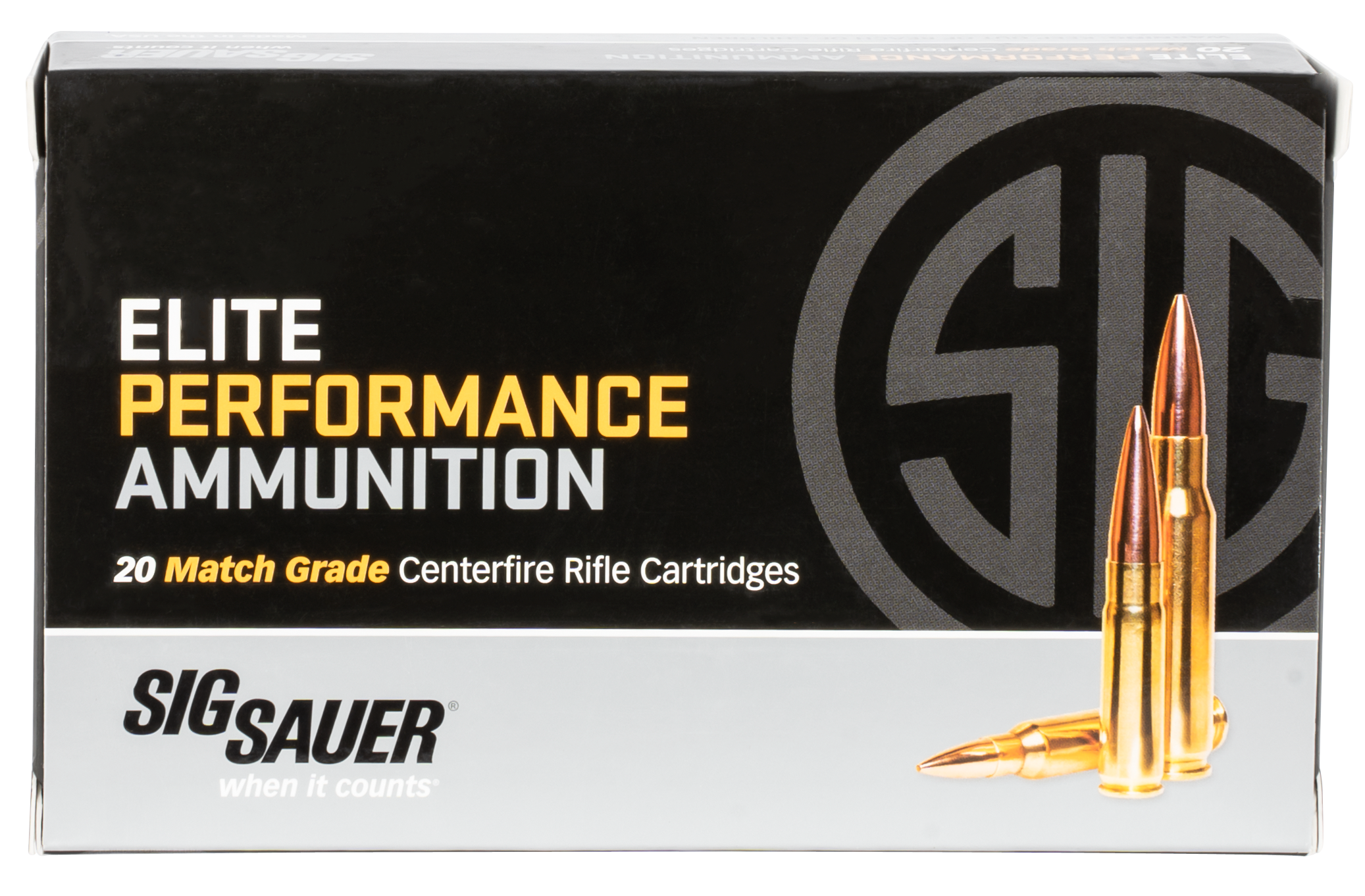 Sig Sauer Elite Performance Match Grade Ammunition 300 Winchester Magnum 190 Grain Open Tip Match