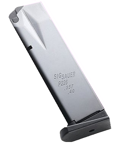 Sig Sauer MAG2264310 P22610rd 40 S&W/357 Sig For Sig P226 Blued Steel