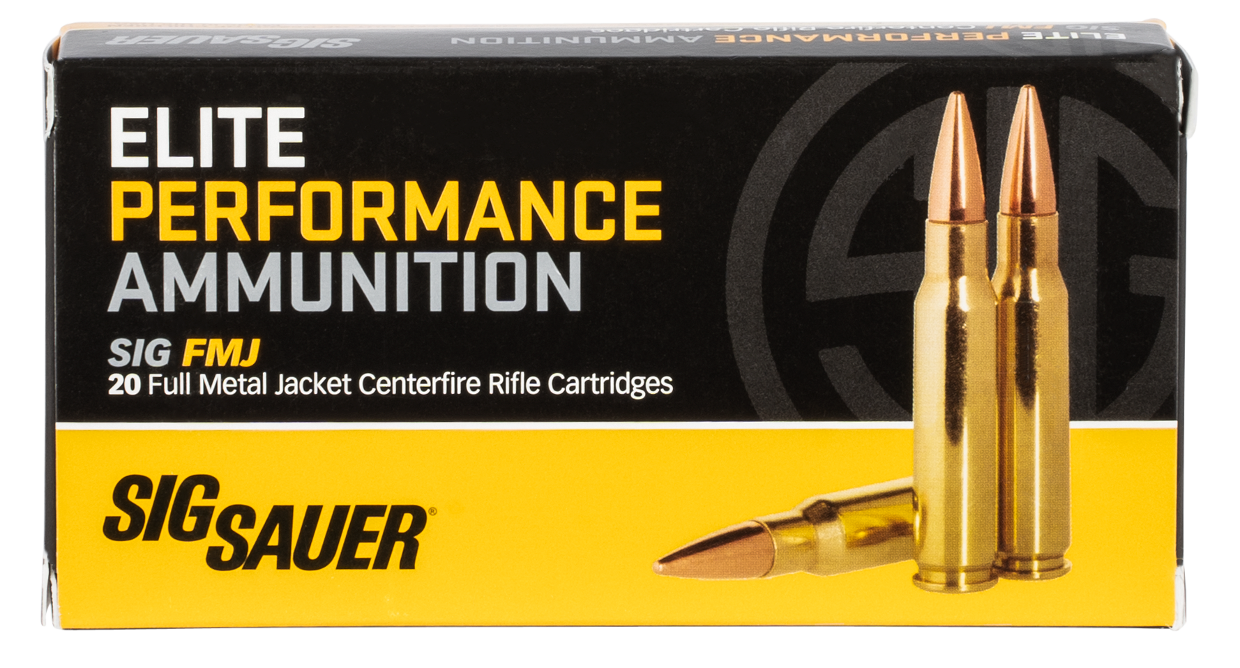 Sig Sauer Elite Performance Ammunition 308 Winchester 150 Grain Full Metal Jacket 20RD