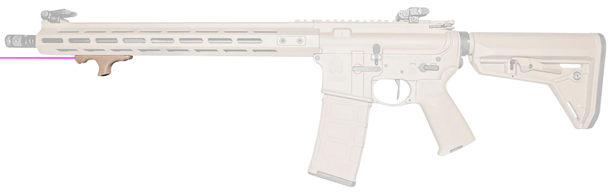 Viridian 9120041 HS1Flat Dark Earth Polymer Handstop with Infrared Laser for M-Lok