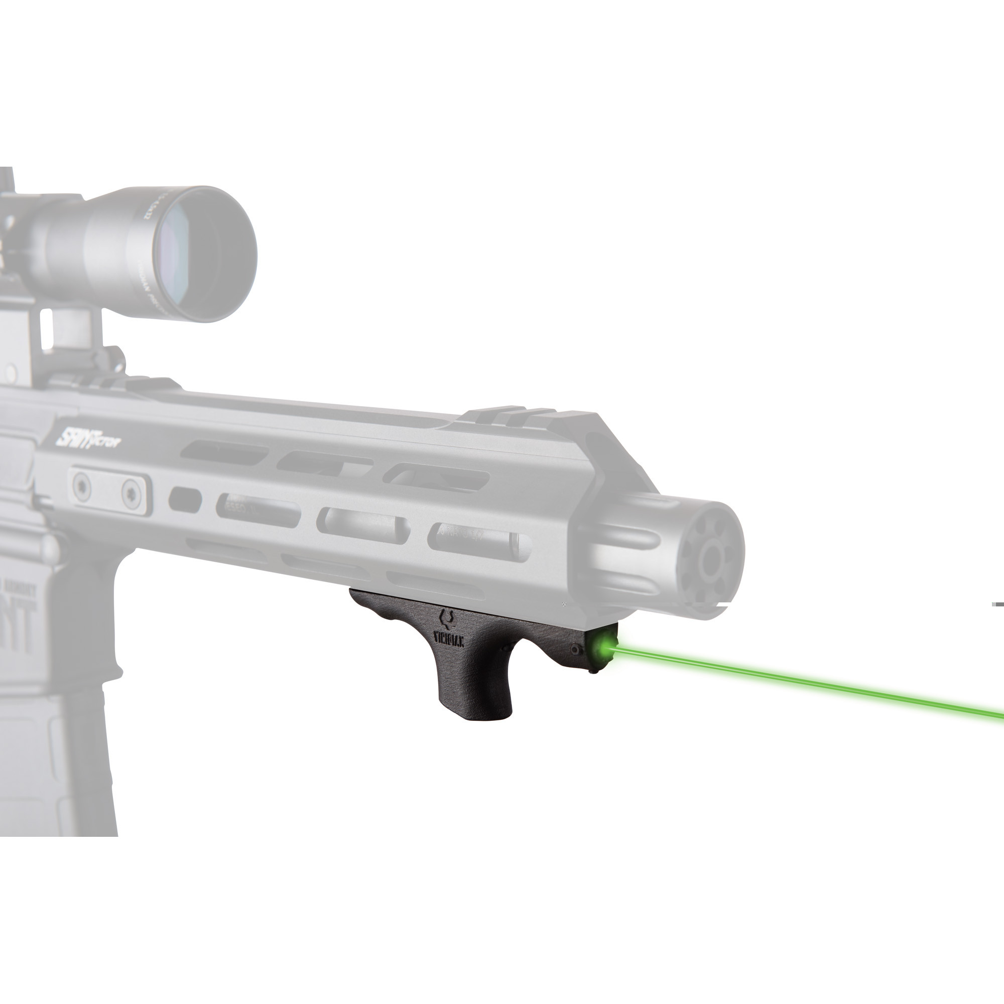 Viridian 9120031 HS1AR Platform Handstop Black Polymer with Green Laser