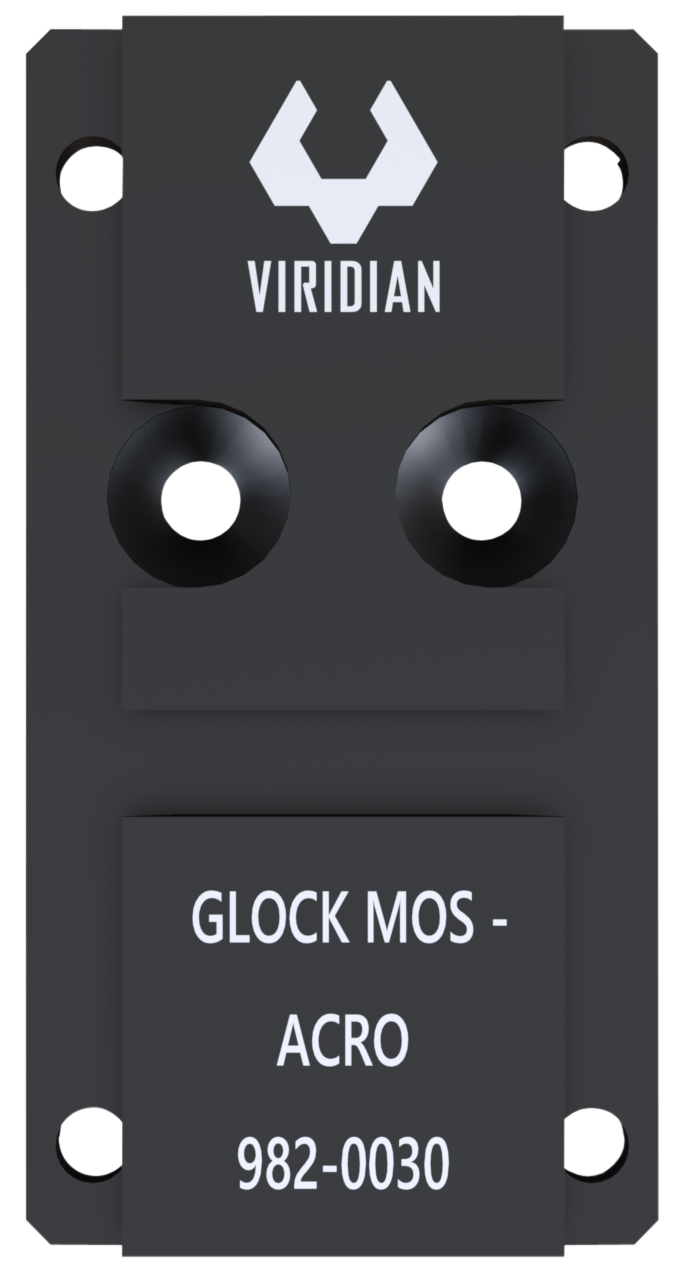Viridian Rfx45 Glock Mos Mounting Adapter, Vir 982-0030 Rfx45 Glock Mos Mounting Adapter