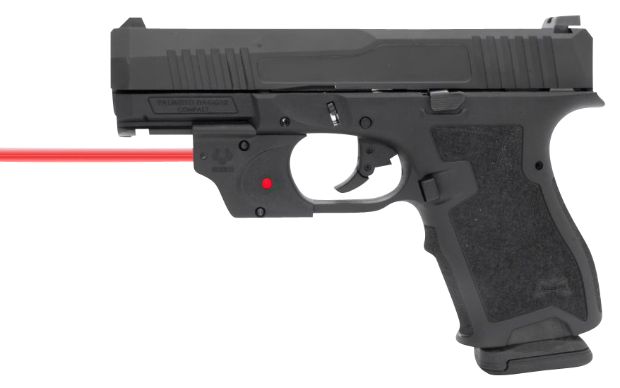 Viridian 912-0050 E-SeriesBlack Red Laser <5mW 650nM Wavelength Fits Palmetto State Armory Dagger Handgun Trigger Guard Mount