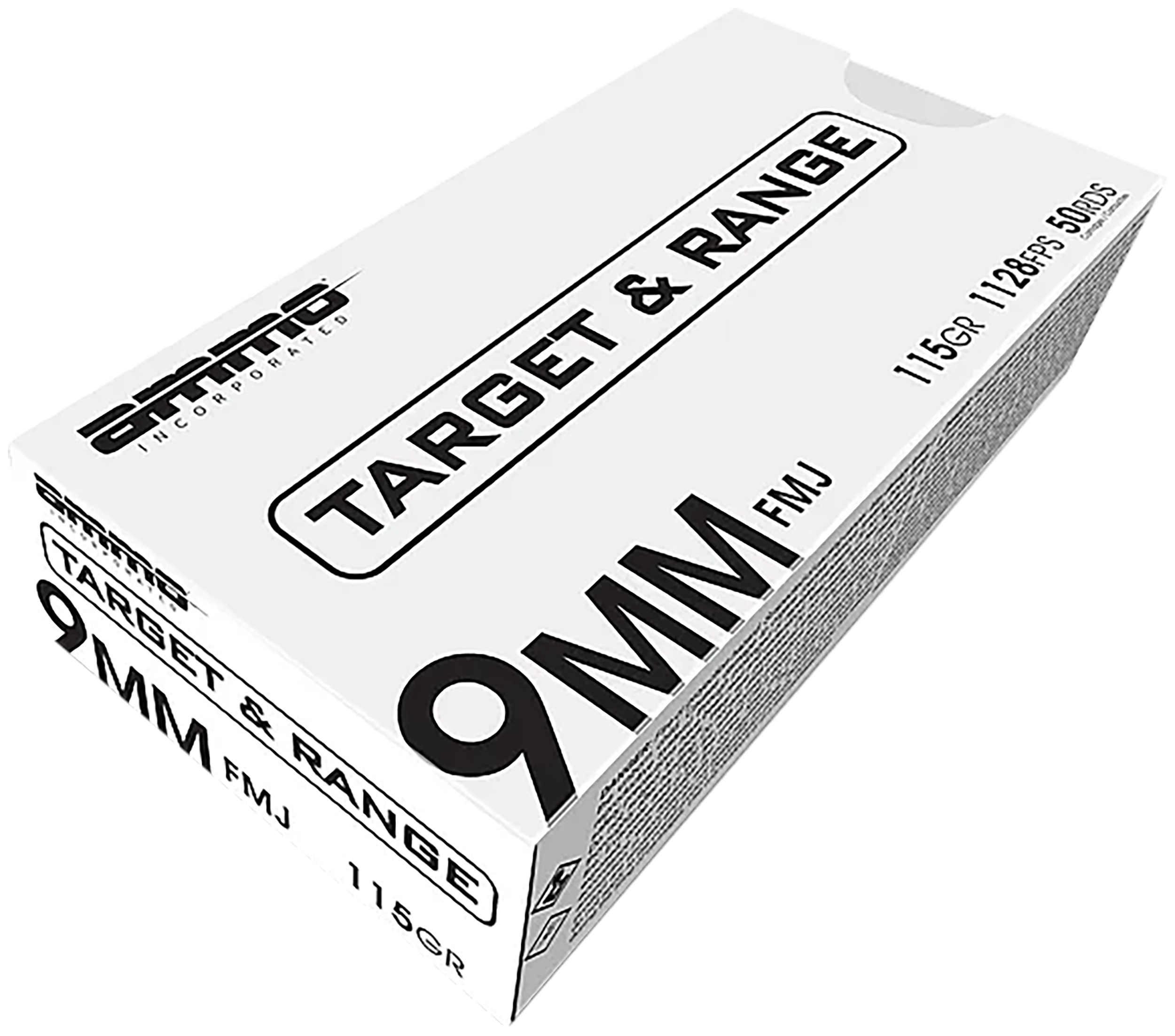 AI TARGET & RANGE 9MM 115GR FMJ 50RD