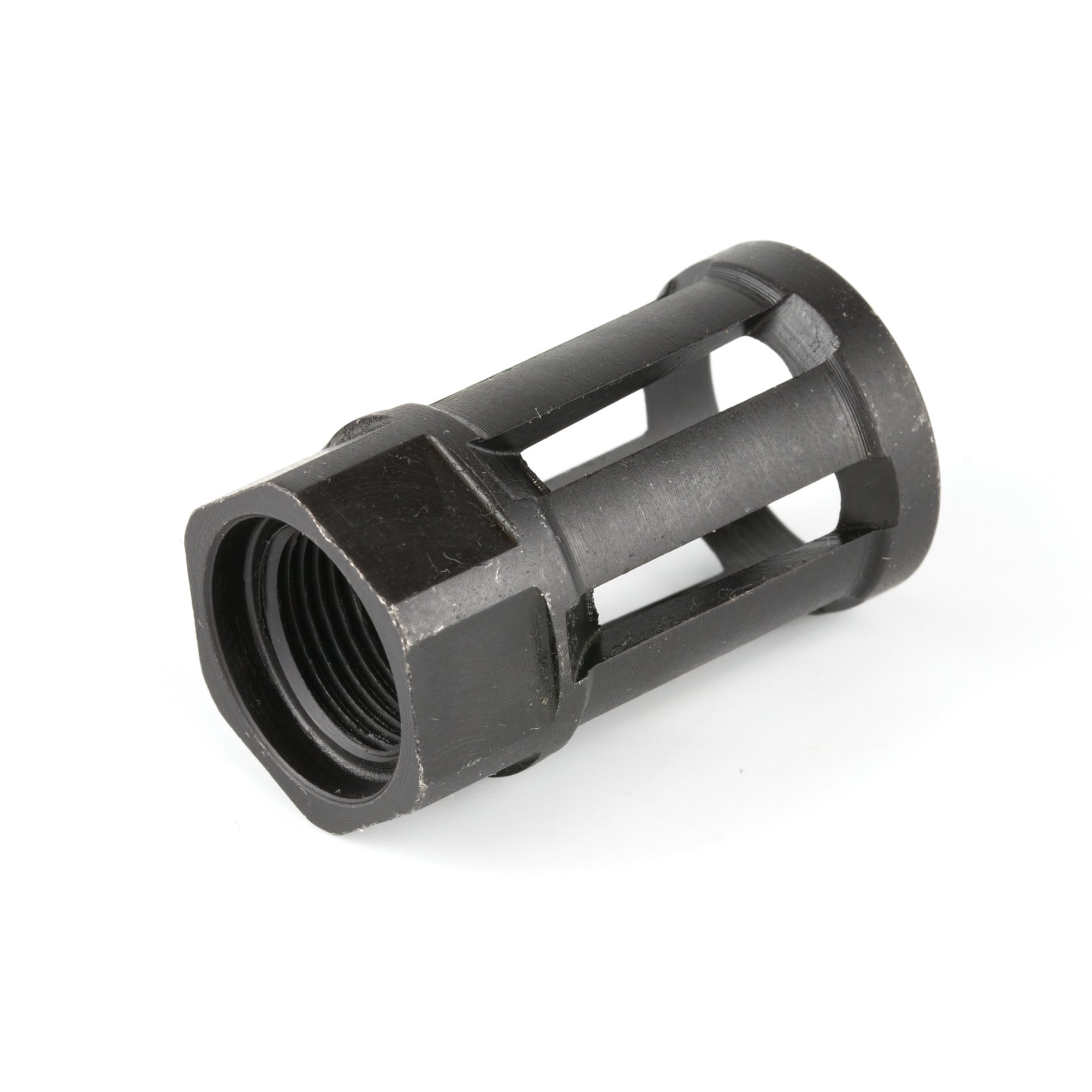 Lone Wolf Distributors Flash Hider Black Oxide Finish Fits 1/2x28 9mm Barrels LWD-FH9