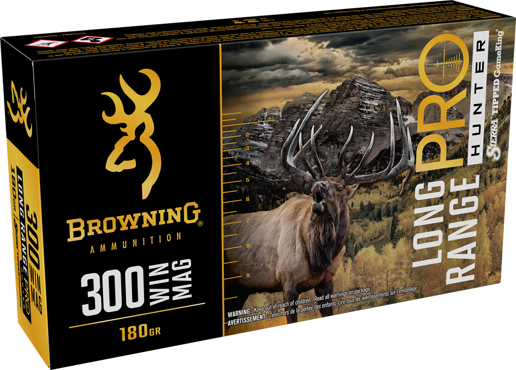 Browning Ammo Long Range Pro Brna B192503002 300 Mg Lrph 180gr 20/10