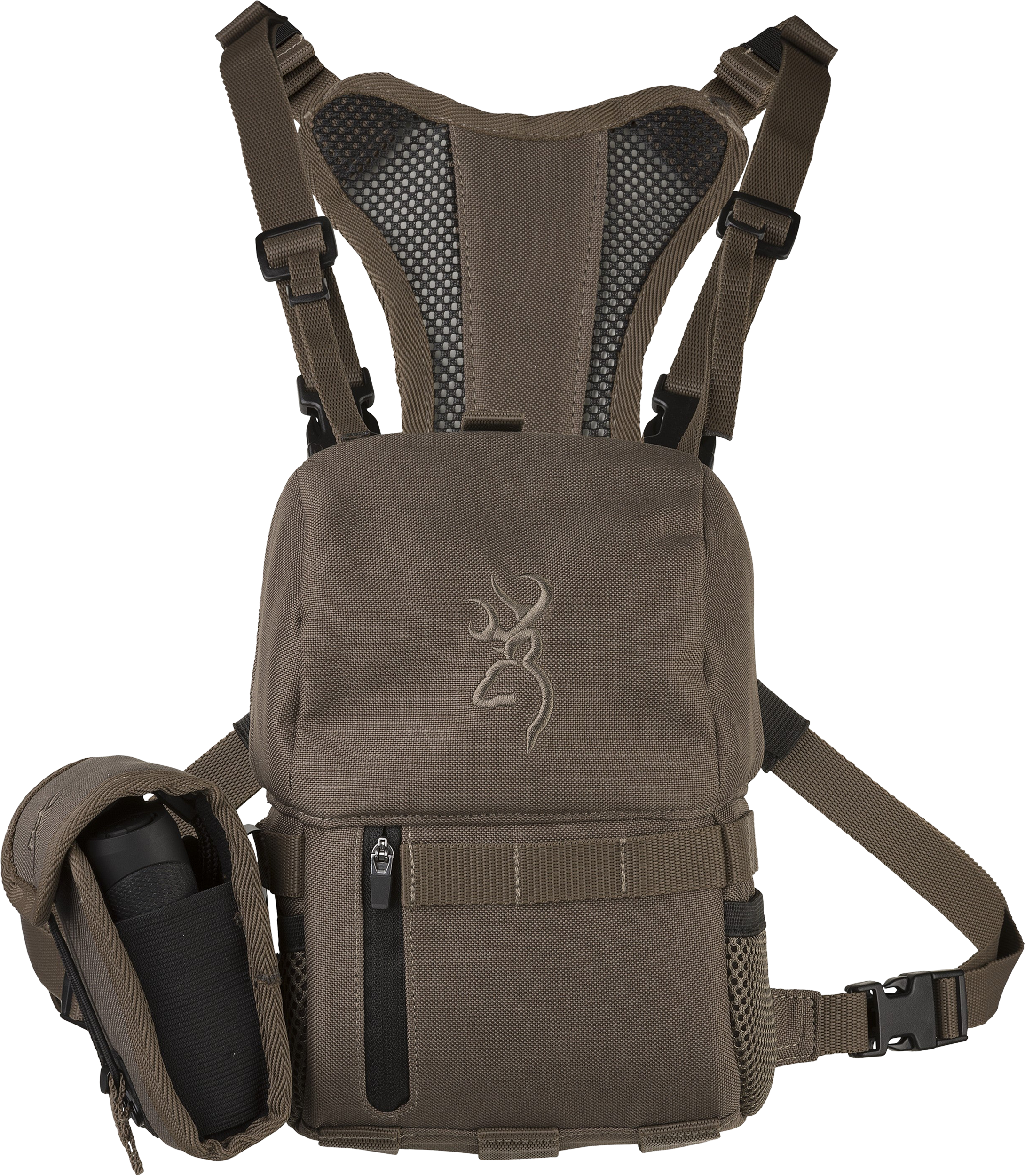 Browning Speed Bino Hub Major Brown W/rangefinder Case*