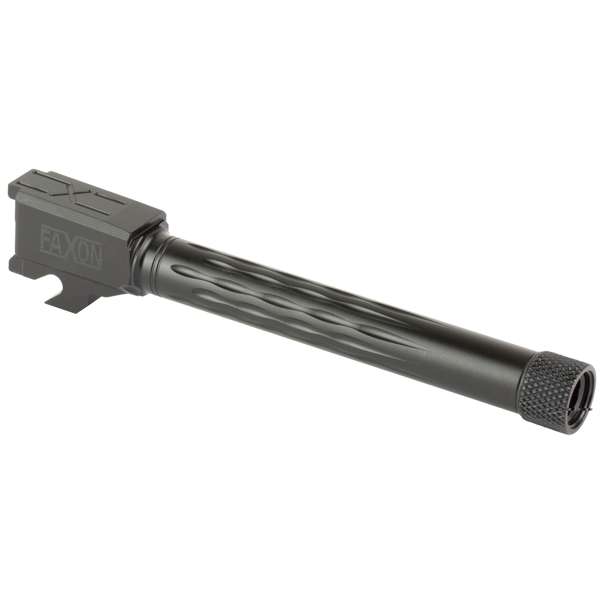 Faxon Sig P320 Fullsize 9mm Flame Flute Threaded Blk
