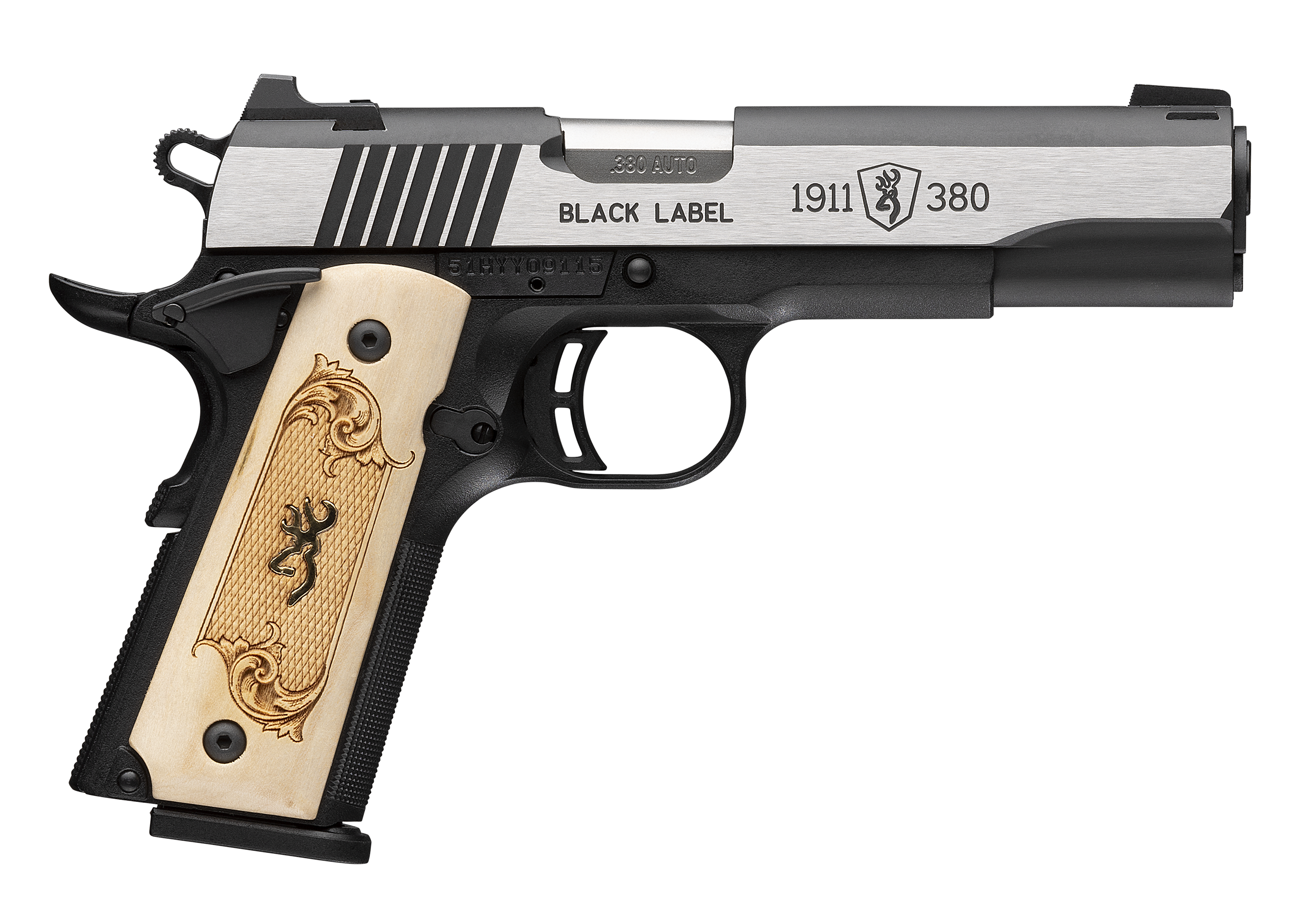 Browning 1911-380 Brn 051998492 1911-380 Bl Md Fs 3dt 380 4.25 Mpl