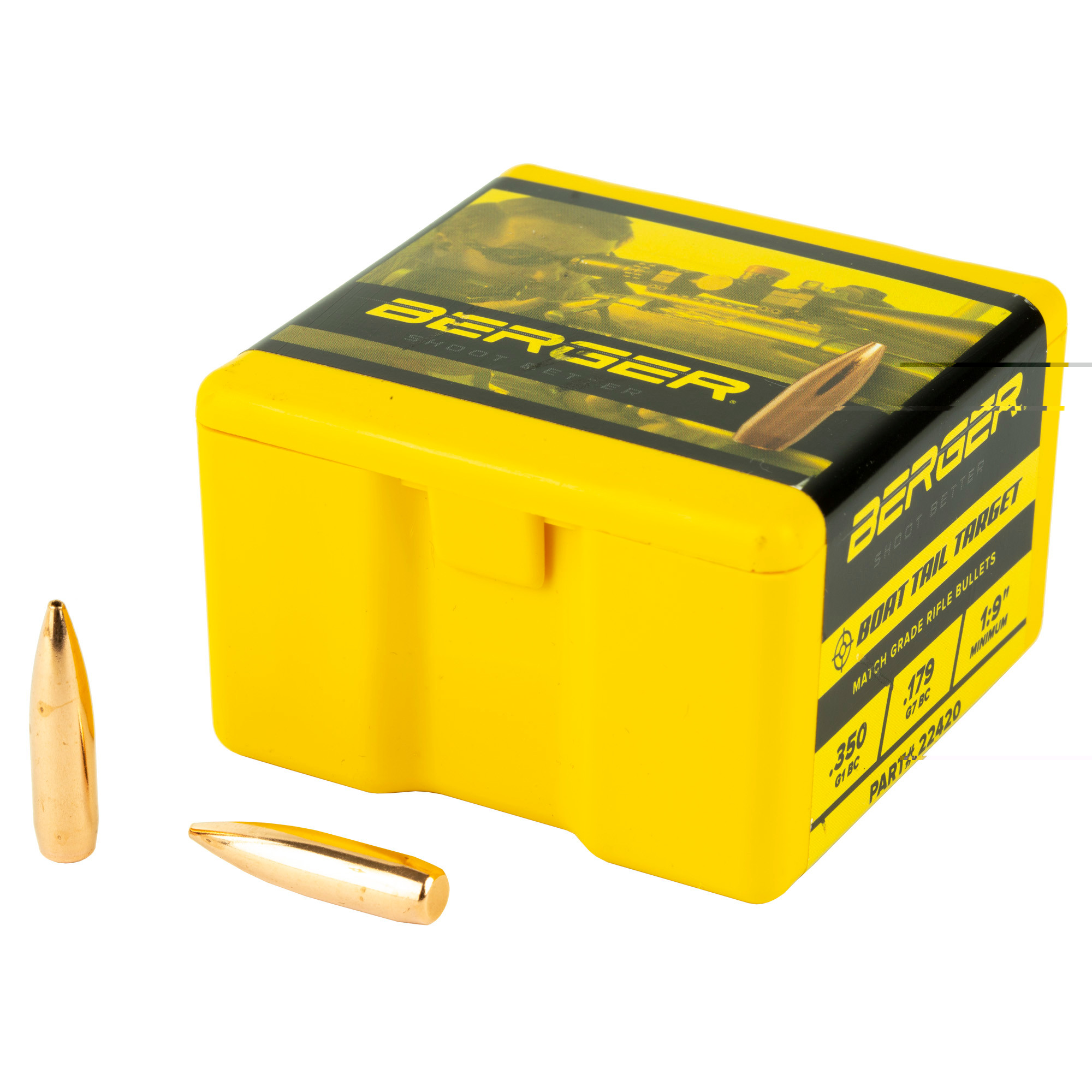 Berger Bullets Target Berg 22420 Bull .224 73g Target Bt 100