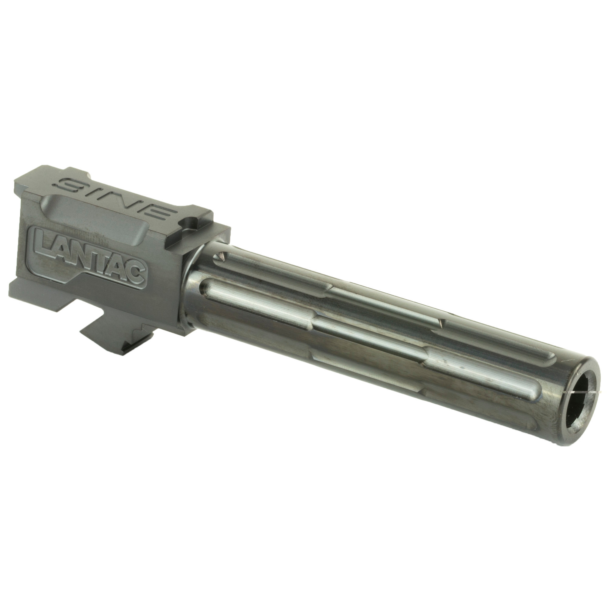 Lantac 01GBG19NTHBL 9INE Glock 19 9mm Luger 4.01 Black Fluted in.