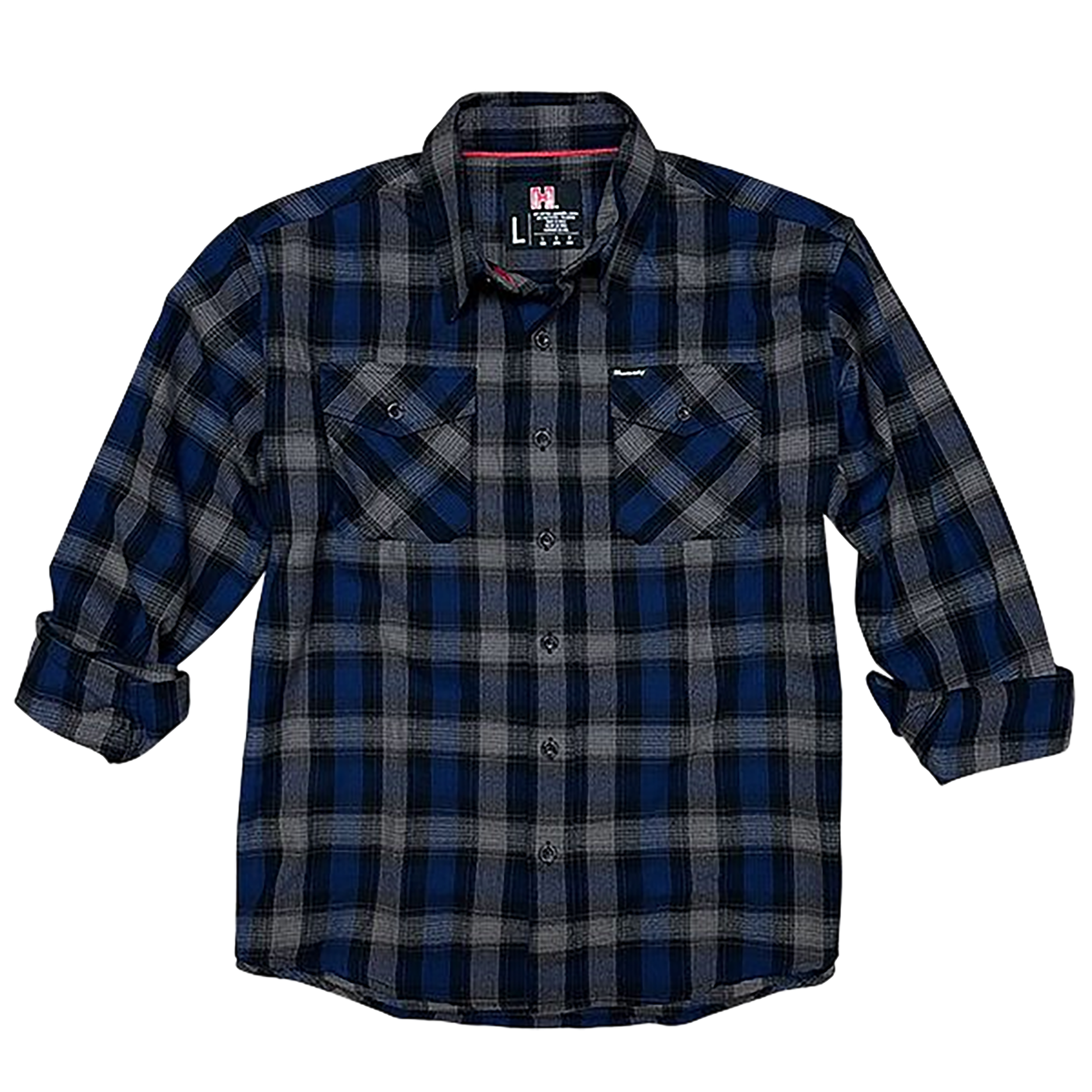 Horizon Design Flannel Shirt Hdesign 32206 Hornady L/s Flannel 3x Navy