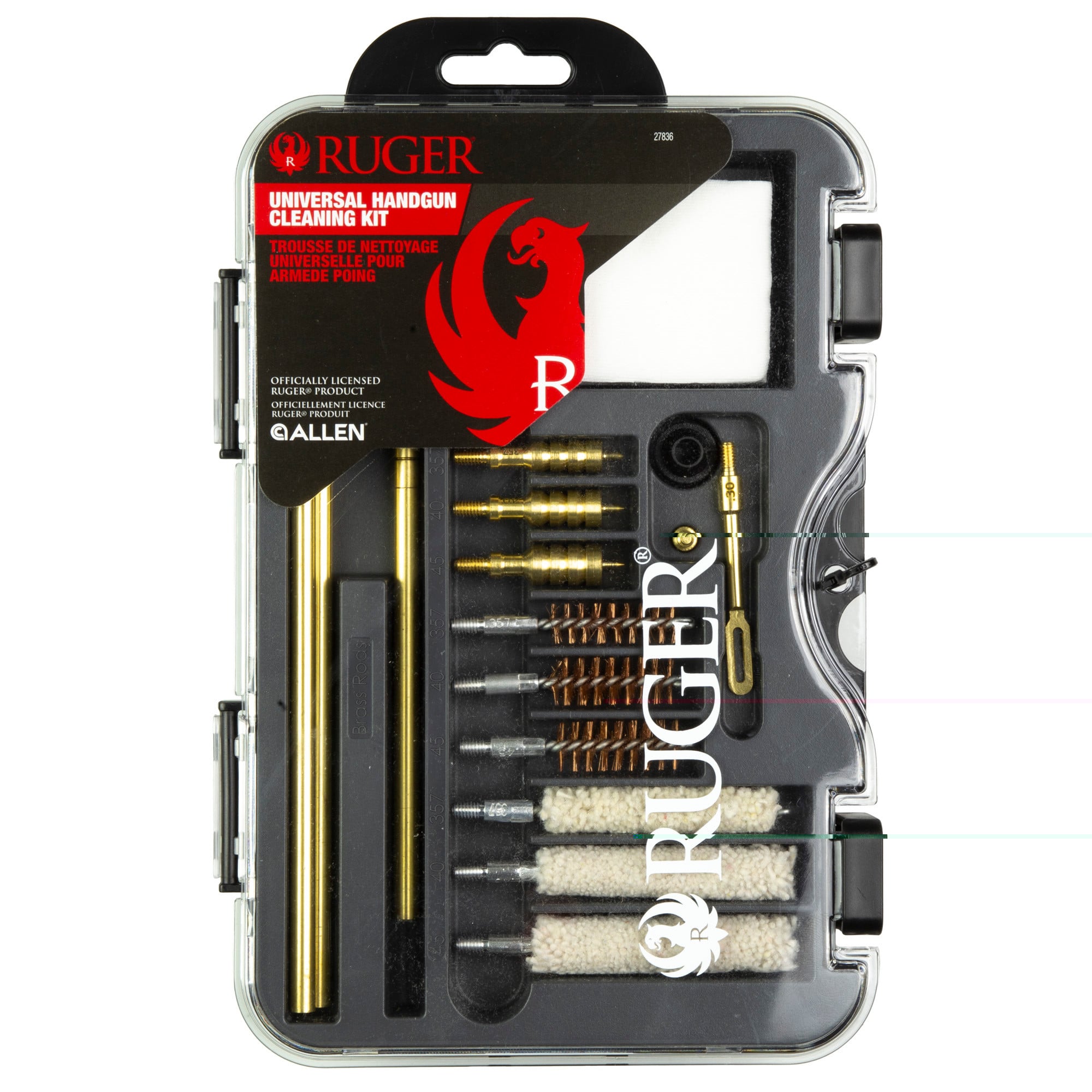 Allen Ruger Univeral Handgun Cleaning Kit In Molded Tool Bx