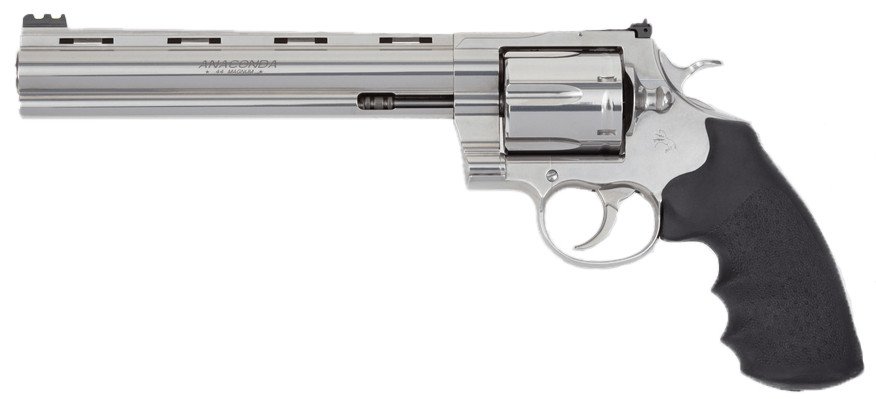 Colt TARGET ANACONDA 44MAG 8 SS HOGUE GRIPS