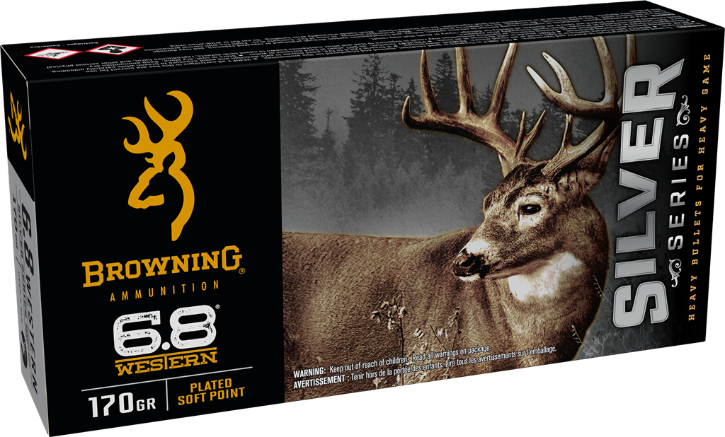 Browning Ammo Brna B192600681 6.8wst Silver Sp 170gr 20/10