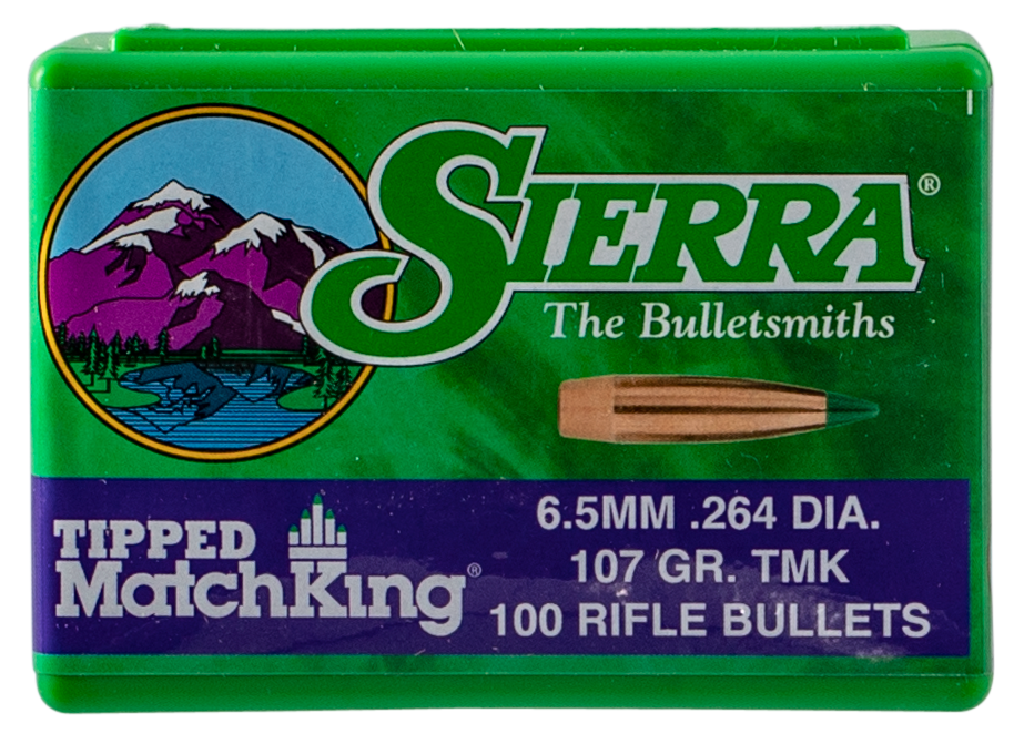 Sierra Tipped Matchking Sierra 7407 .264 107 Tipped Mk 100