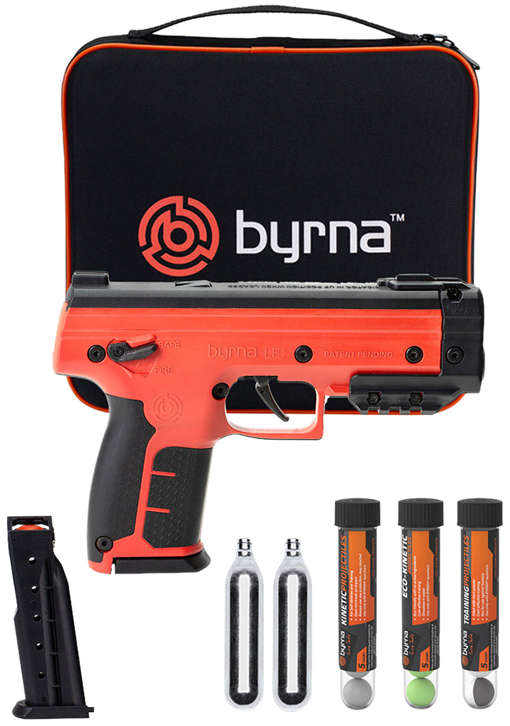 Byrna Technologies Byrna Le Byrna Lk683001ornkinetic Le Universal Kit Orng