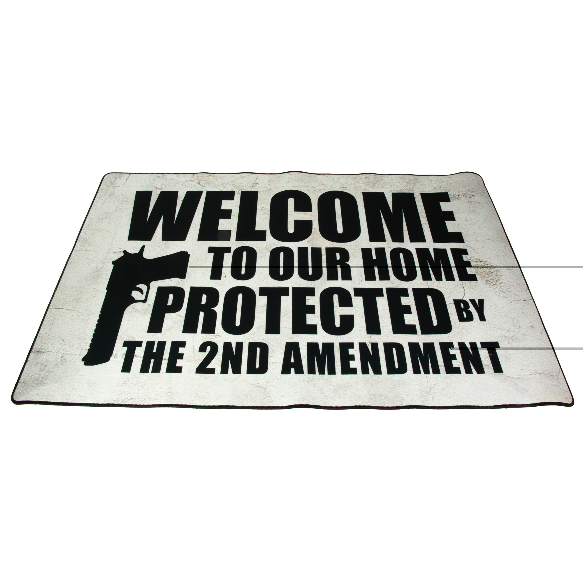 TekMat Door Mat 2nd Amendment Black 25"x42" TEK